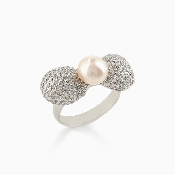 Butterfly Pearl Ring