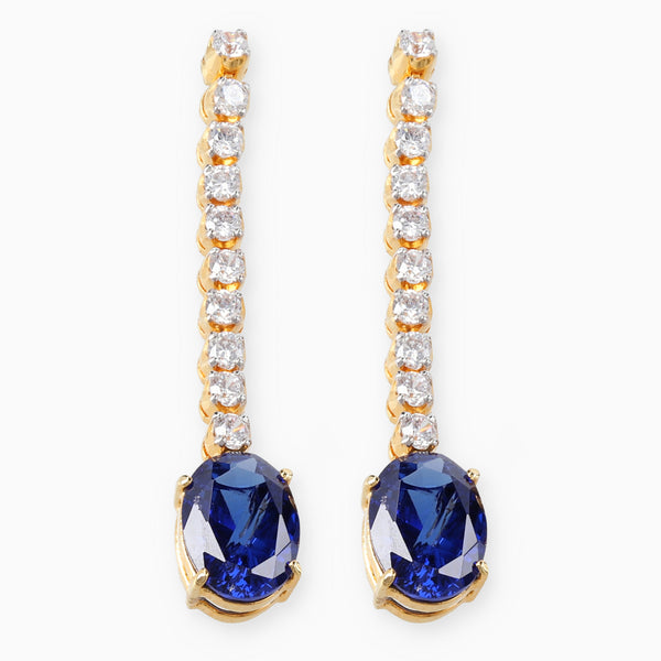 Blue Sapphire Earrings