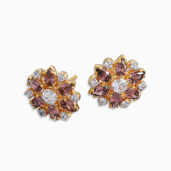 Sparrow Amethyst studs