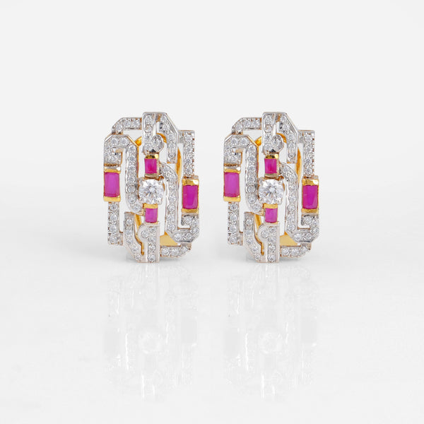 Pink longitude studs