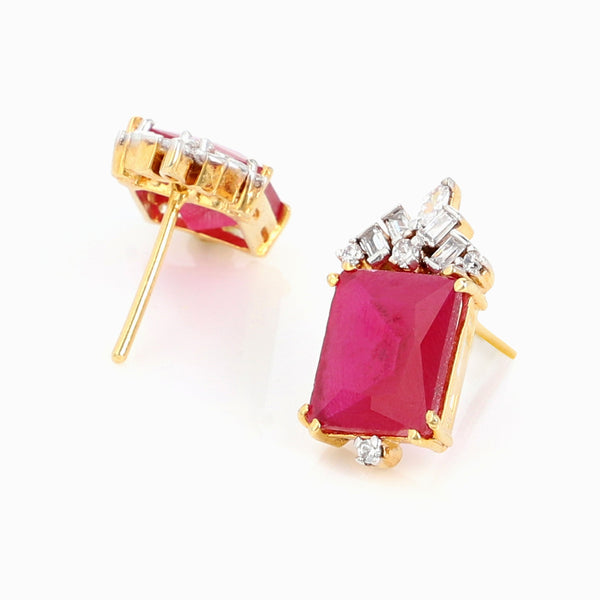 Paris Ruby Studs