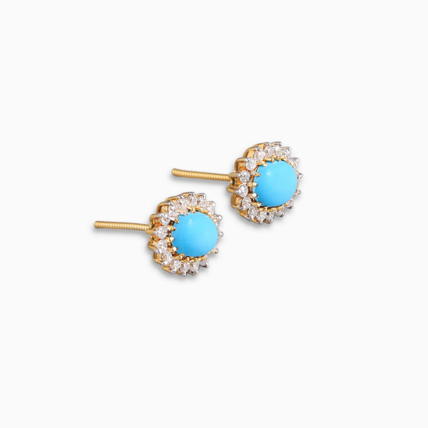 Flawless Turquoise Studs