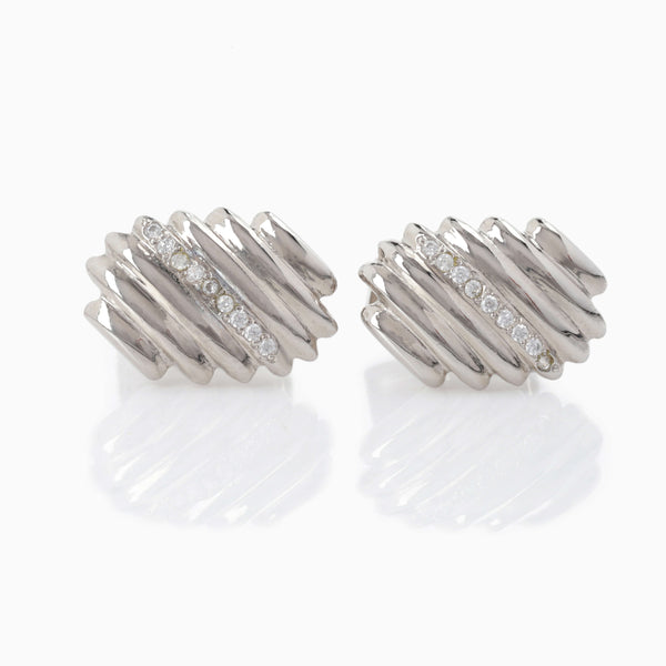 Zirconia cufflinks