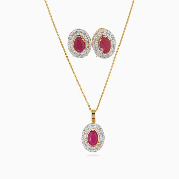 Circular ruby set