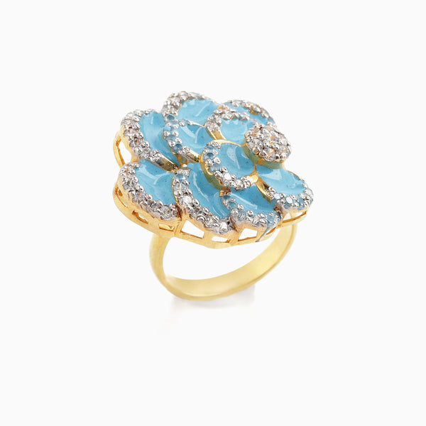 Fleur Blue Ring