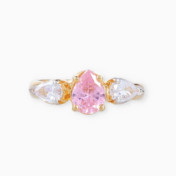 Aster Pink Zircon Ring