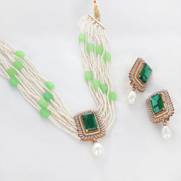 Emerald Charm Set