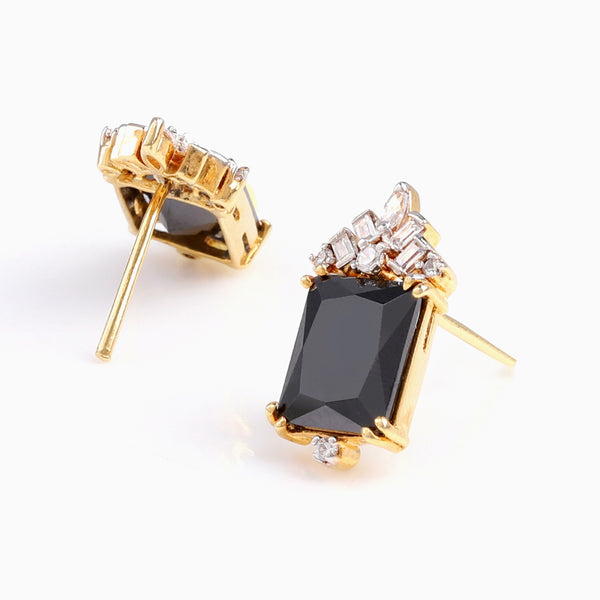 Black Sapphire Studs