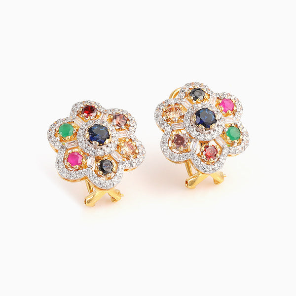 Multi Floral Studs