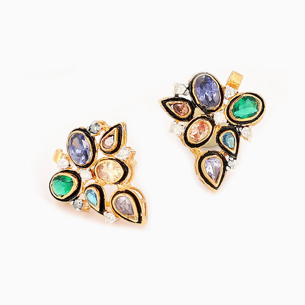 Chic Multi Stone Studs