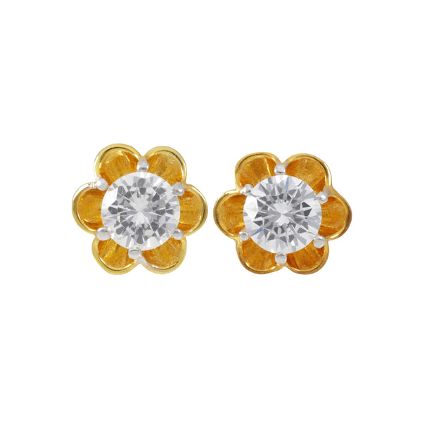 Zirconia floral studs