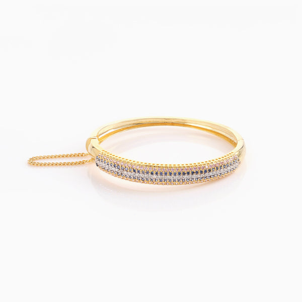 Sapphire Cluster Bangle