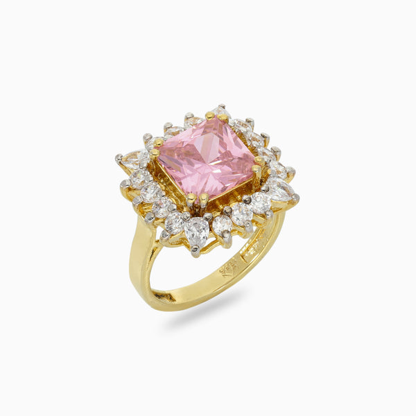 Pink Topaz Ring