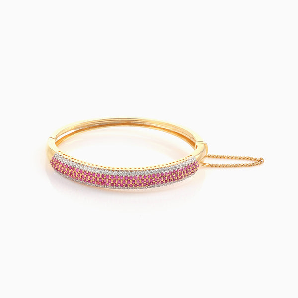 Ruby Cluster Bangle