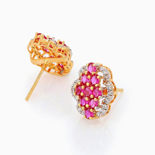 Velvet Ruby Studs