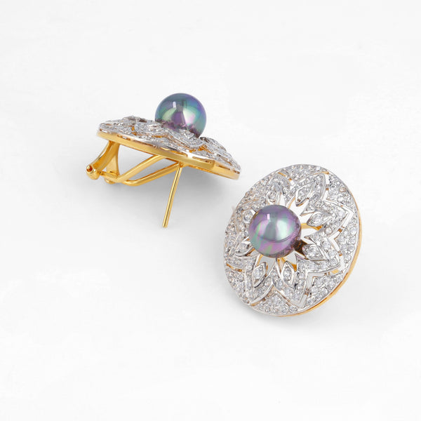 Jade Gold Studs