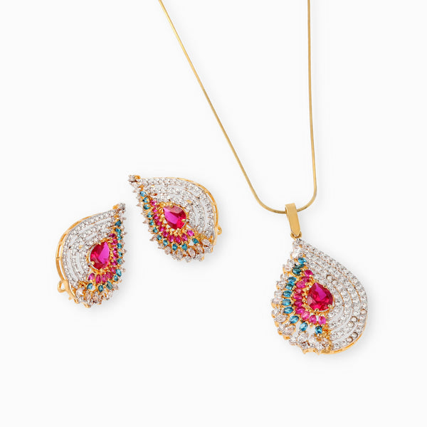 Peacock Ruby Set